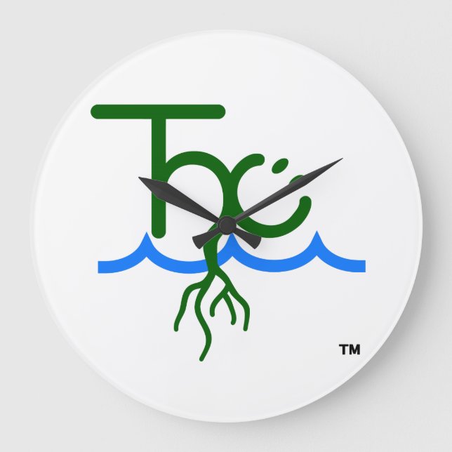 Die glückliche Kultivator™-Uhr Große Wanduhr (Vorderseite)