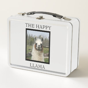 DIE GLÜCKLICHE LLAMA METALL BROTDOSE