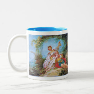 Die glücklichen Liebenden Zweifarbige Tasse