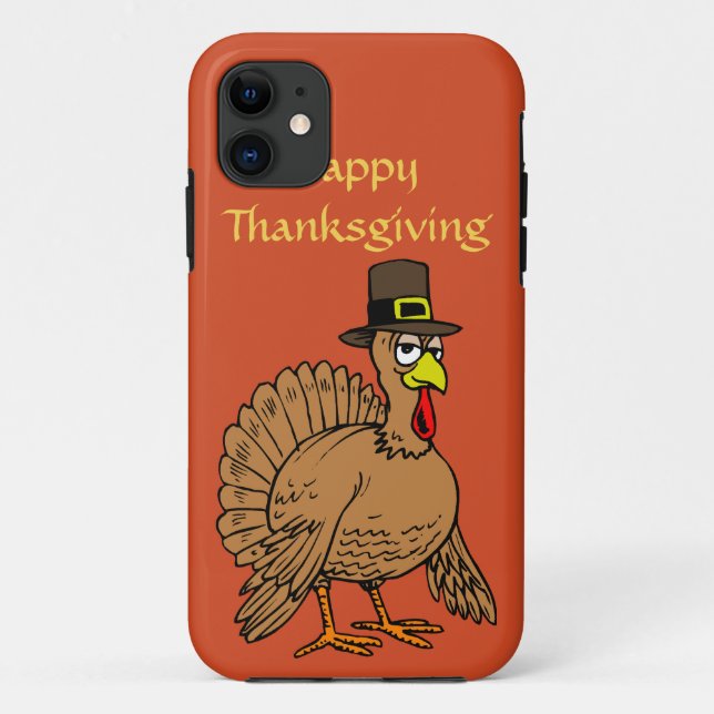 Die glücklicher Erntedank-niedlicher Case-Mate iPhone Hülle (Rückseite)
