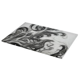 Die glühende Blüteninvertierung Schneidebrett