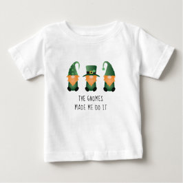 Die Gnome haben mich dazu gebracht, es lustiges Sp Baby T-shirt