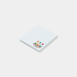 Die Gnomes ließen mich es tun lustiges niedliches Post-it Klebezettel