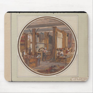 Die Gobelin-Werkstatt, 1840 Mousepad