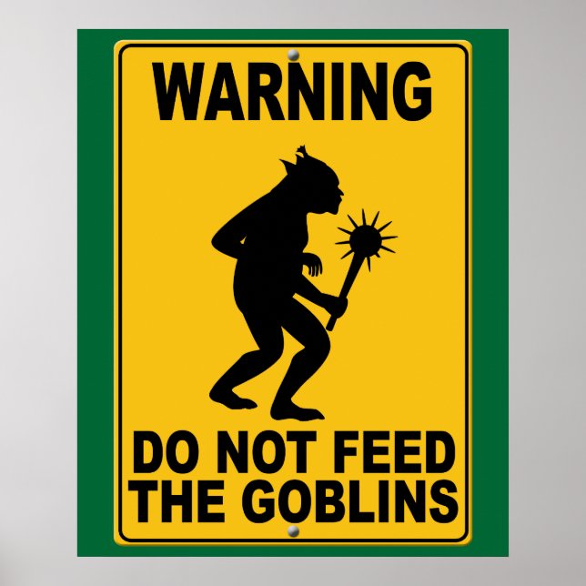 Die Goblins nicht Gefüttert Poster (Vorne)