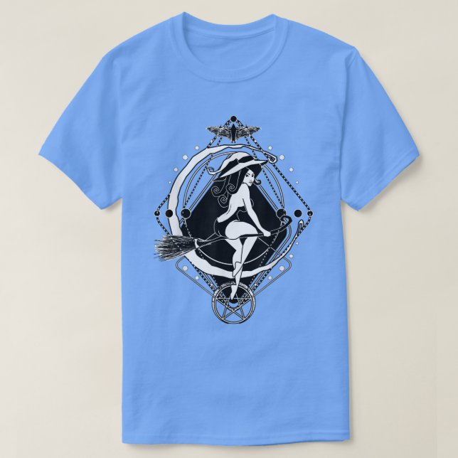 Die Goddess Hecate Tarot Card Triple Moon Wiccan P T-Shirt (Design vorne)