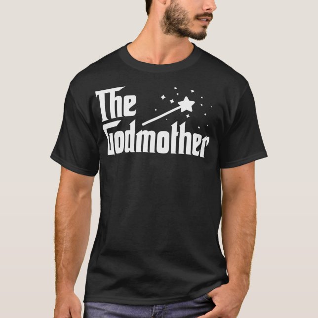 Die Godmutter von New Baby Funny Pun Magic Fairy W T-Shirt (Vorderseite)