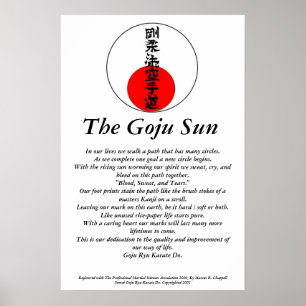 Die Goju Sun Poster