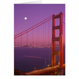 Die Golden Gate Bridge kurz nach Sonnenuntergang,