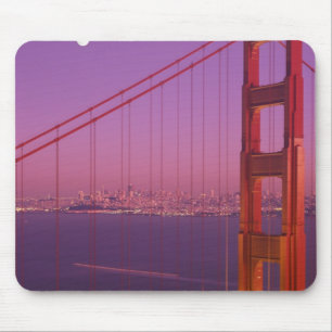 Die Golden Gate Bridge kurz nach Sonnenuntergang, Mousepad