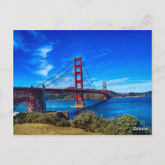 Die Golden Gate Bridge Postkarte