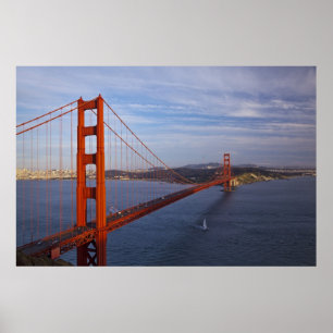 Die Golden Gate Bridge von Marin aus Poster