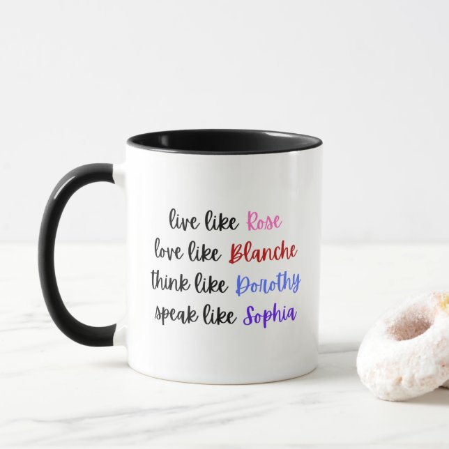 Die Golden Girls - Lebensweisheit Tasse (Mit Donut)