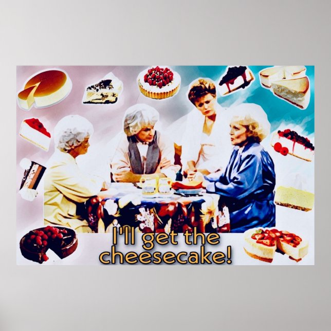 Die Golden Girls und der Cheescake Poster (Vorne)
