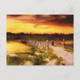 Die Golden Hour Postkarte