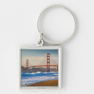 Die goldene Gate-Brücke vom Baker Beach Schlüsselanhänger