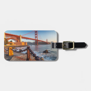 Die goldene Gate-Brücke von Fort Point Gepäckanhänger