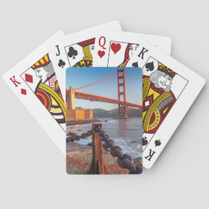 Die goldene Gate-Brücke von Fort Point Spielkarten
