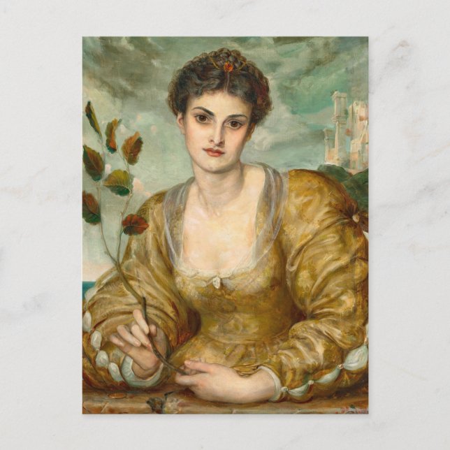 Die Goldene Hexe | George R. Chapman Postkarte (Vorderseite)