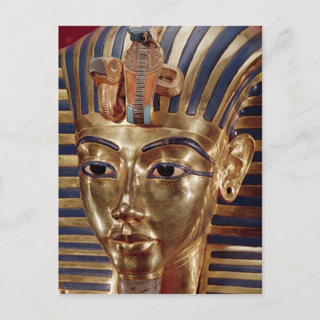 Die goldene Maske aus dem Schatz des Postkarte (Vorderseite)