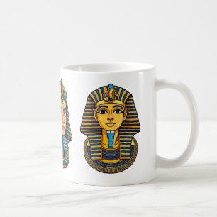 Die goldene Maske des Pharaos Tutanchamun Kaffeetasse