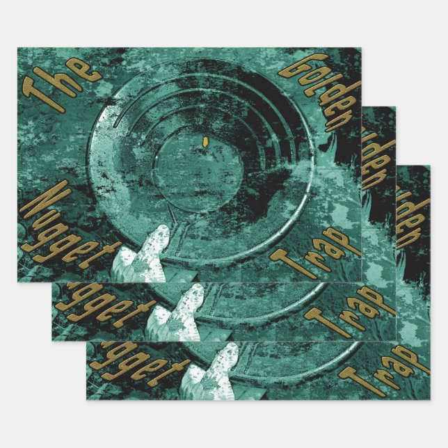 Die goldene Nugget-Falle Geschenkpapier Set (Set)