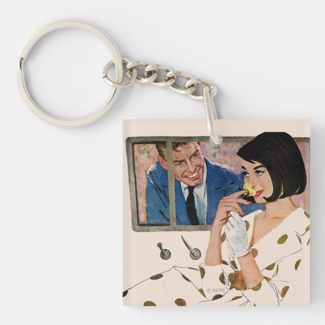 Die goldene Rose Schlüsselanhänger (Vorderseite)