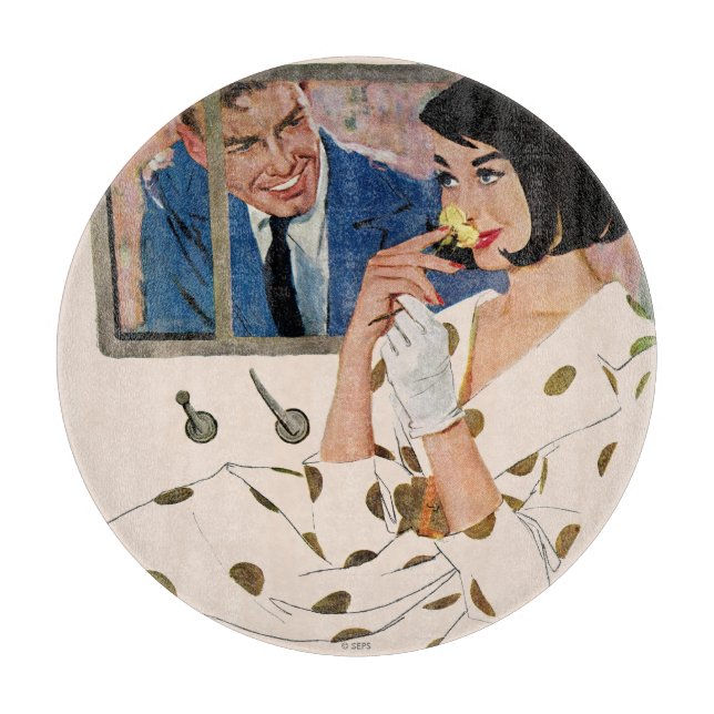 Die goldene Rose Schneidebrett (Vorderseite)