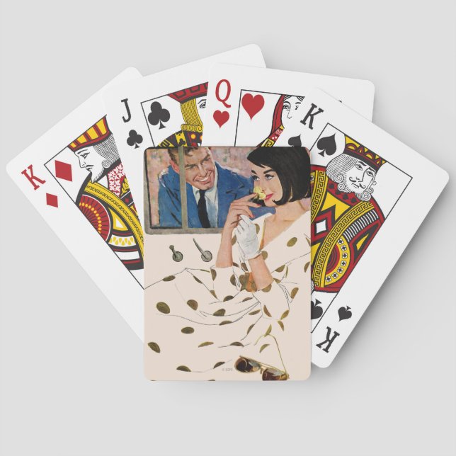 Die goldene Rose Spielkarten (Rückseite)