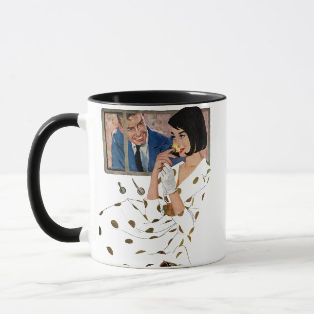 Die goldene Rose Tasse (Links)