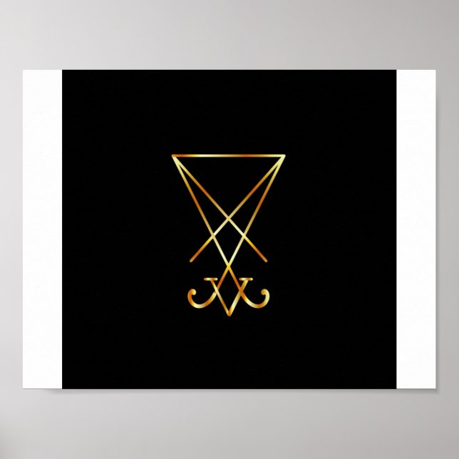 Die goldene Sigil Luzifers Poster (Vorne)