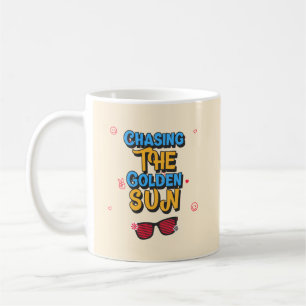 Die goldene Sonne jagen Kaffeetasse