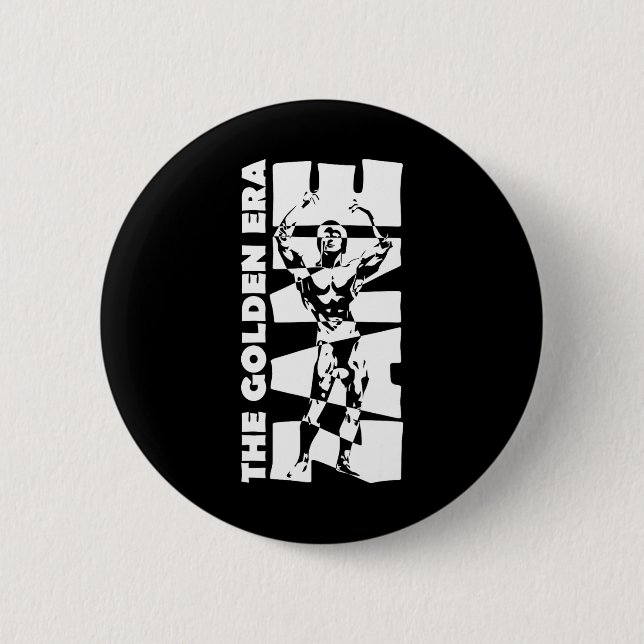 Die Goldene Zane-Bodybuilding Button (Vorderseite)