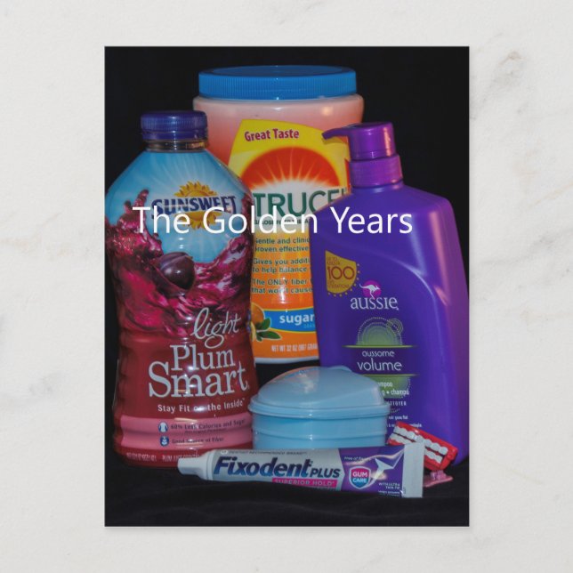 Die goldenen Jahre Postkarte (Vorderseite)