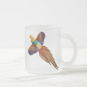 Die goldener Fasan-Tasse Mattglastasse