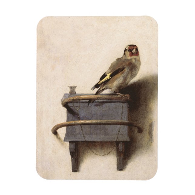 Die Goldfinch Magnet (Vertikal)