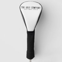 Die Golf Company Simplistic Driver Cover.