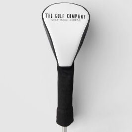 Die Golf Company Simplistic Driver Cover. Headcover