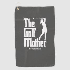 Die Golfmutter mit dem Namen Funny Golf Theme Golfhandtuch