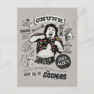 Die Goonies Chunk Retro Collage Postkarte