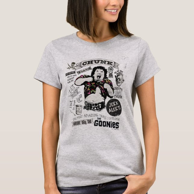 Die Goonies Chunk Retro Collage T-Shirt (Vorderseite)