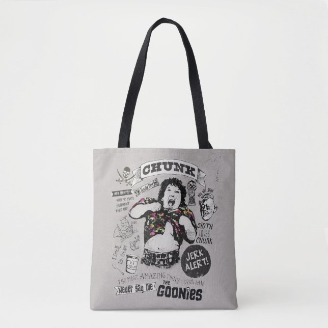 Die Goonies Chunk Retro Collage Tasche (Vorderseite)