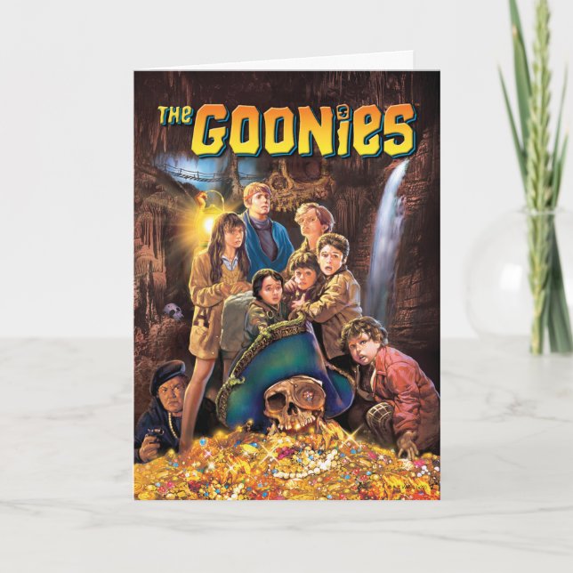 Die Goonies ein Mit Augen Schatz von Willy Karte (Vorderseite)
