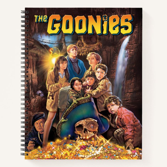 Die Goonies ein Mit Augen Schatz von Willy Notizbuch (Vorderseite)