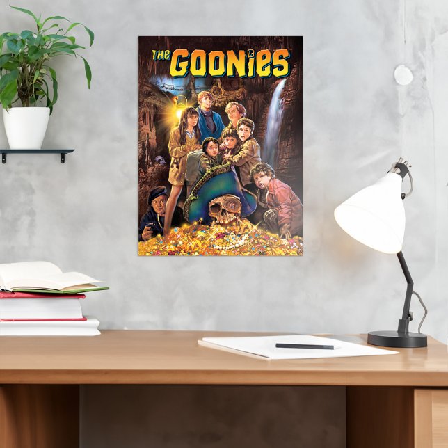 Die Goonies ein Mit Augen Schatz von Willy Poster (Poster on wall)
