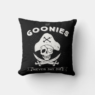 Die Goonies "Niemals sagen Die Piraten-Abzeichen Kissen