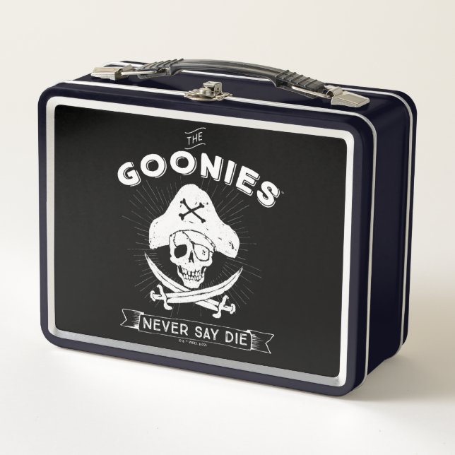 Die Goonies "Niemals sagen Die Piraten-Abzeichen Metall Brotdose (Vorderseite)