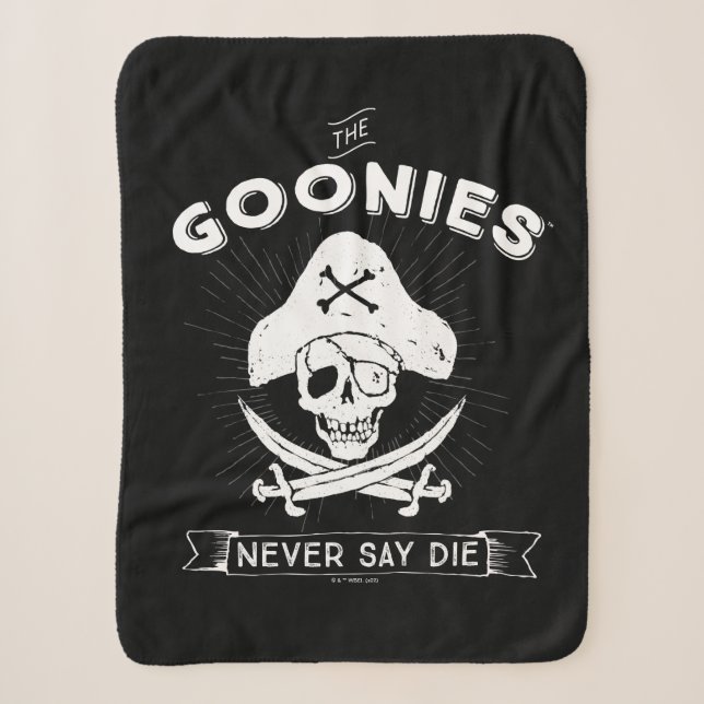 Die Goonies "Niemals sagen Die Piraten-Abzeichen Sherpadecke (Vorderseite)