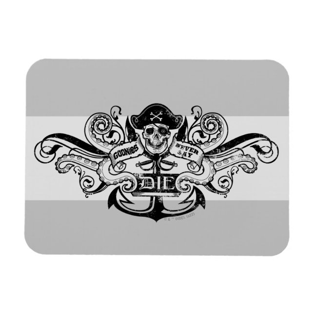 Die Goonies "Niemals sagen Die Piraten Anchor Abze Magnet (Horizontal)