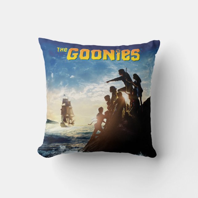 Die Goonies Pirate Schiff Theatrische Kunst Kissen (Vorderseite)